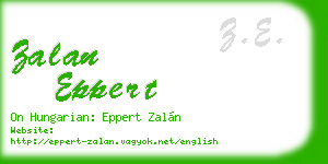 zalan eppert business card